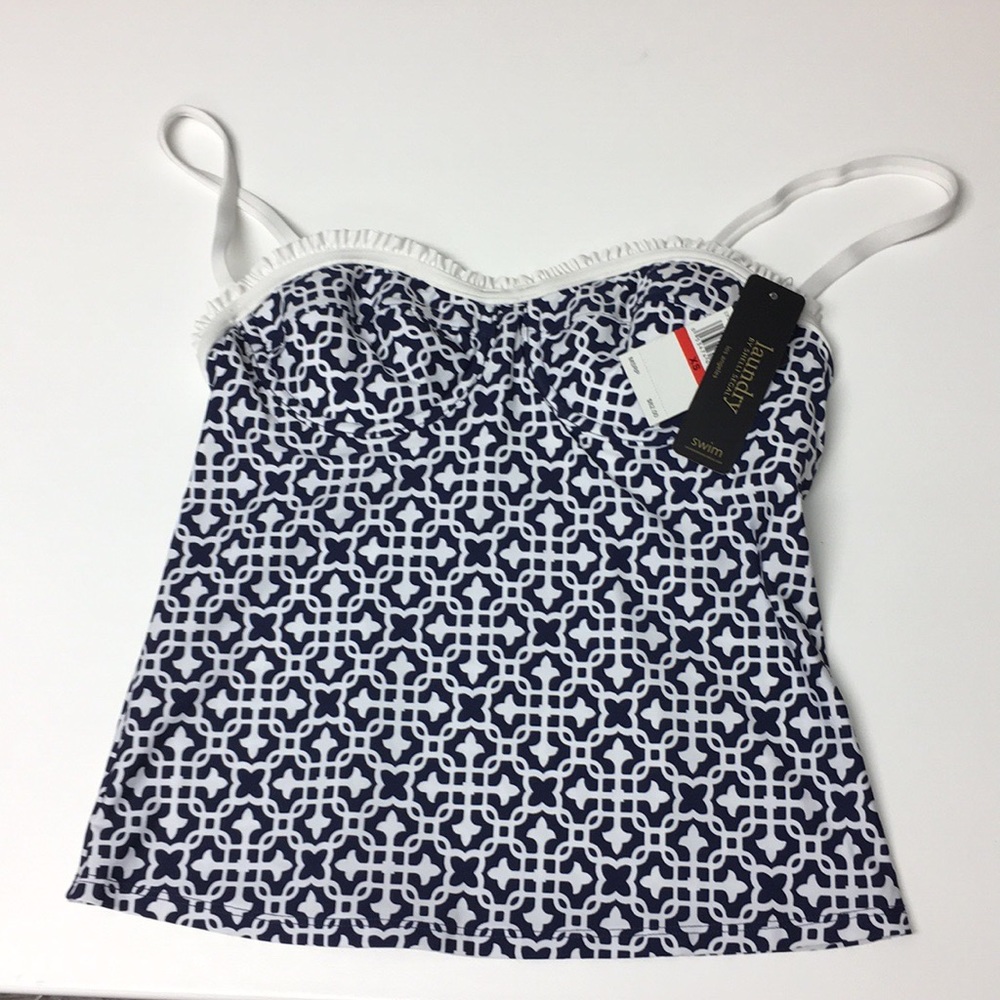 NWT Laundry Tankini swimsuit top